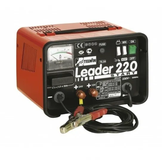 Telwin LEADER 220 start Пуско-зарядное устройство 12/24 V 30-400 Ач