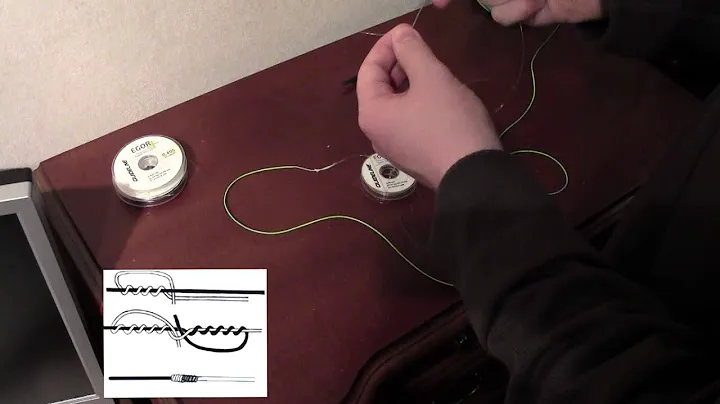 How to make a tapered fishing leader