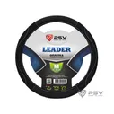 Оплетка руля M PSV Leader кожа черная белая отстрочка