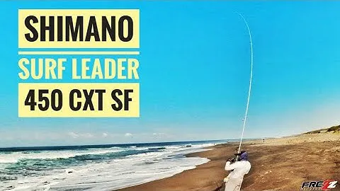 action Shimano SURF LEADER 450 cxt SF saat STRIKE IKAN BESAR