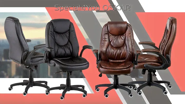 Кресло Special4You Oskar Black (E5241), Brown (E5258)