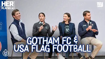 Gotham FC & USA Flag Football | Her Playbook | New York Giants