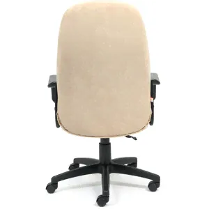 Кресло TetChair Leader флок бежевый 7, Leader флок бежевый 7-1