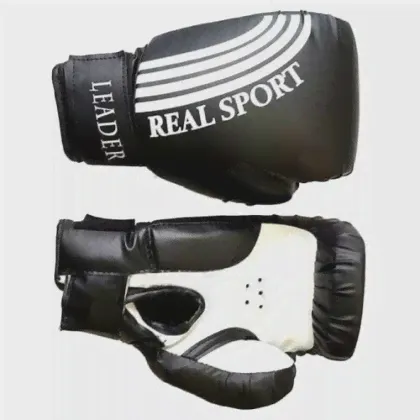 Перчатки боксерские RealSport LEADER 6 унций, красный