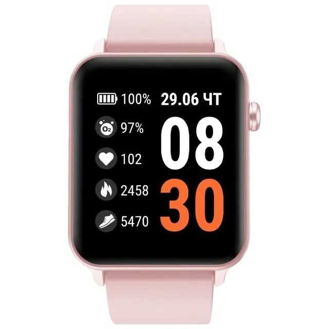 Умные часы Geozon Leader G-SM20PNK (Цвет: Pink)-0