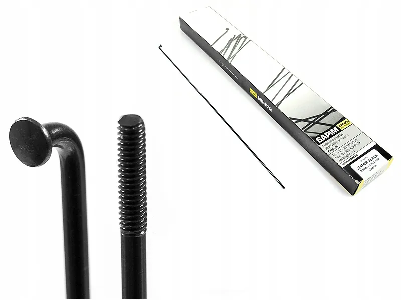 Велосипедная спица Sapim Leader Black 2,3 * 288 мм