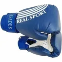 Перчатки боксерские RealSport leader, 4 унций, синий