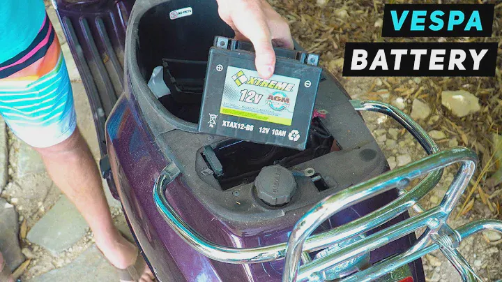 Vespa LX/ET Battery Replacement | Mitch's Scooter Stuff