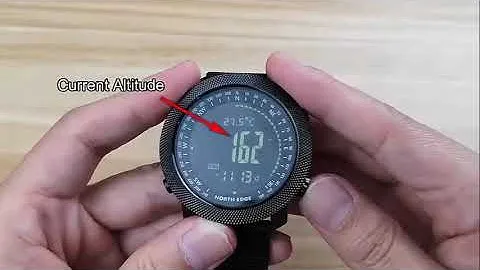 Спортивные водонепроницаемые часы North Edge, компас, термометр, барометр и др. ( См. описание )