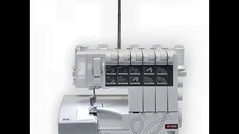 Коверлок Leader VS 390D. Небольшой обзор. Заправка нити для распошивальной строчки.