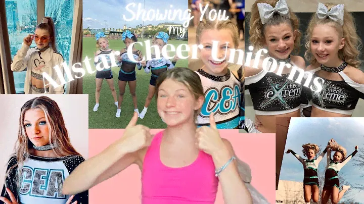 ALL OF MY ALLSTAR CHEER UNIFORMS//haul of my cheer uniforms-july 2021