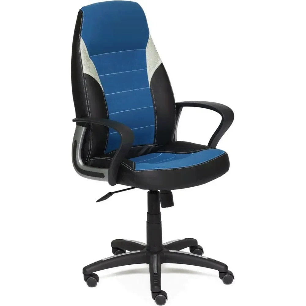 Кресло компьютерное Tetchair LEADER ткань серый-4