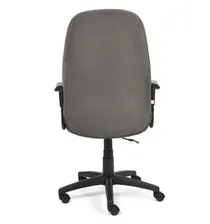 Кресло для руководителя TETCHAIR LEADER флок, серый