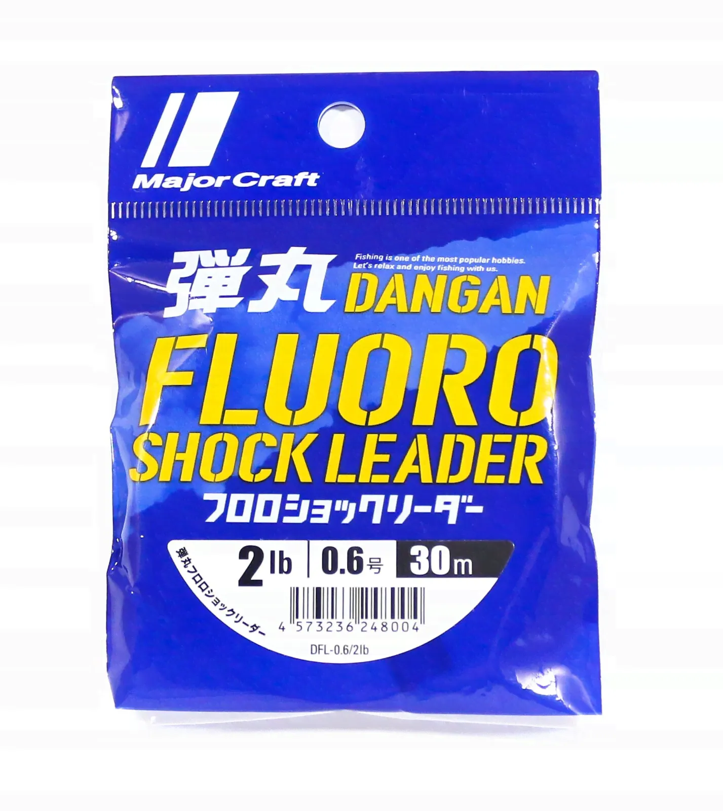 MAJOR CRAFT DANGAN FLUORO SHOCK LEADER 4lb 30 m
