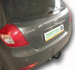 Фаркоп K110-A для KIA CEE'D (хетчбек) 2007-2012 / HYUNDAI I30 2008-2012. Leader-Plus
