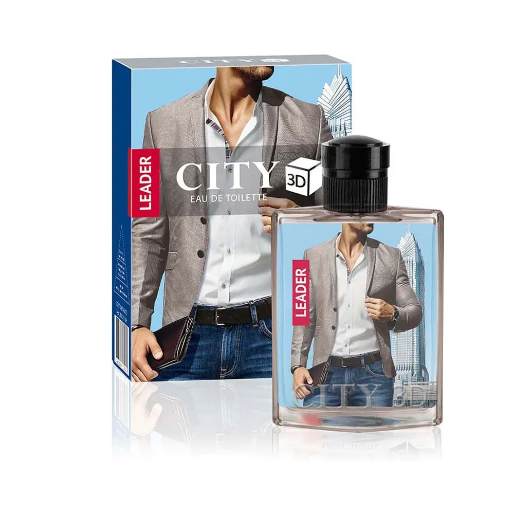 City Parfum Туалетная вода 3D Leader мужская, 90 мл