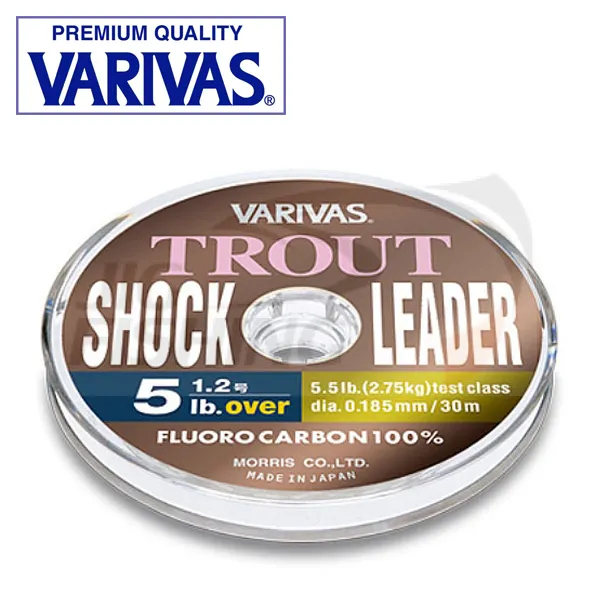 Флюорокарбон Varivas Fluoro Carbon Trout Shock Leader 30м #1.2 0.185mm 2.75kg