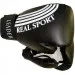 Боксерские перчатки Real Sport Leader черный 10 oz-1