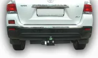 Фаркоп Leader Plus T119-F Toyota Highlander 2010-2014 без выреза бампера. Нагрузки 2000/100 кг