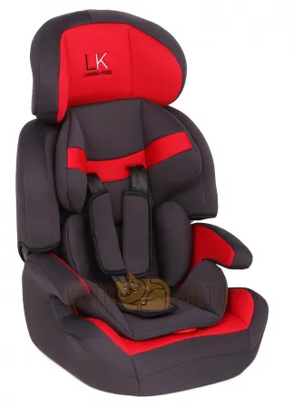 Автокресло Leader Kids City Travel Grey Red (сер красн)(9-36кг)