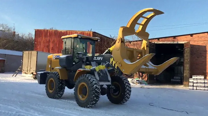 Обзор погрузчика XCMG ZL30FV с Лесозахватом