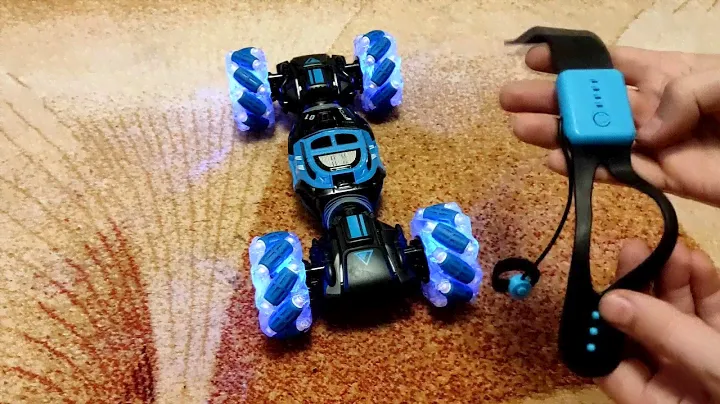 Дрифт машинка перевертыш Skidding Stunt Car, управление жестами