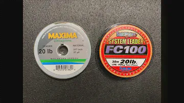 FC100 Fluorocarbon vs. Maxima Monofilament (Underwater Abrasion Tests)