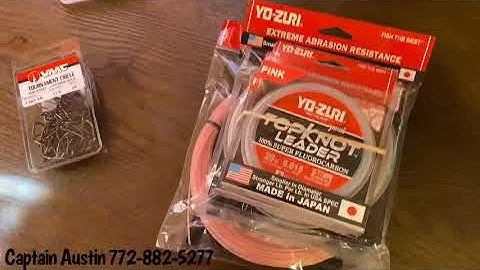 Yo-Zuri Topknot leader & VMC Tournament circle hooks