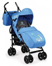Коляска-трость Leader Kids S-3800 Lux синяя/серая