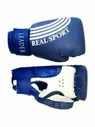 Перчатки боксерские leader, 8 унций, синий RealSport