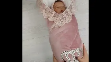Конверт одеяло на выписку для девочки