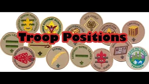 troop leadership positions