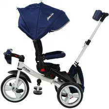 Велосипед 3 колесный Moby Kids New Leader 360° 12x10 EVA Car, синий - 641347