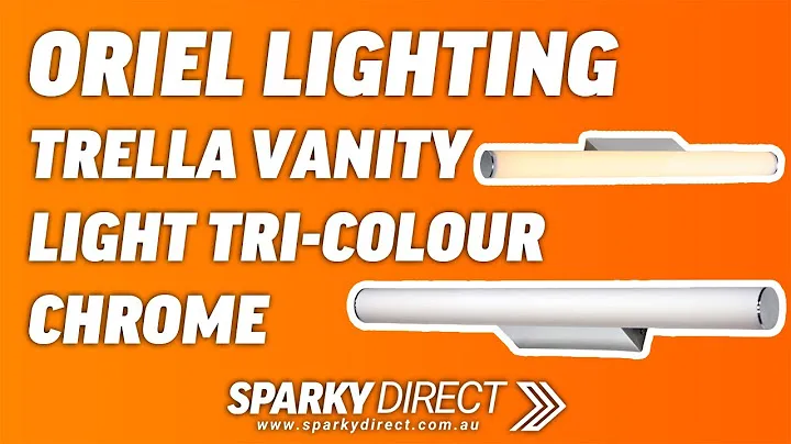 Oriel OL51360-60CH | Trella Vanity LED Light Dimmable 3000K/4000K/5000K | Chrome