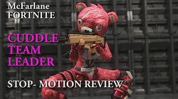 McFarlane Fortnite Cuddle Team Leader - Stop Motion Review