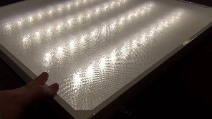 Тест LED светильника ДВО 30Вт 40-30 в армстронг