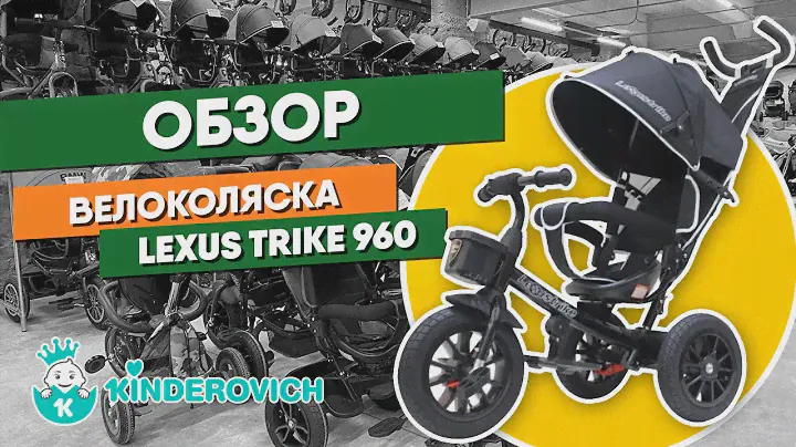 Обзор трехколесного велосипеда Lexus Trike 960