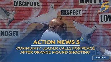 Community leader calls for peace after Orange Mound shooting