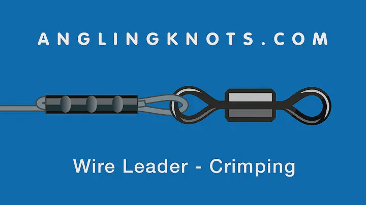 How To Make A Wire Leader - Crimping