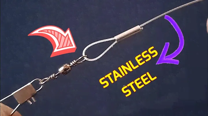 Best Fishing knots for stainless steel ( wire leader) for hooks and Swivel, you should know
