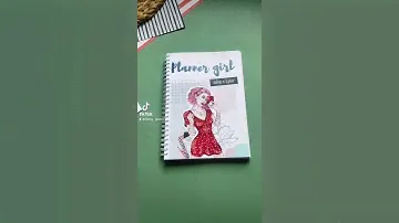 Блокнот планер "Planner Girl" А5 недатированный, на пружине с цветным наполнением. Fancy Planner
