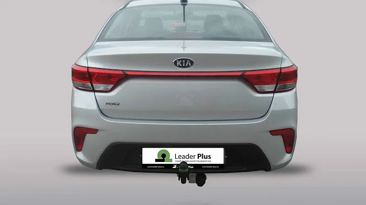 Установка фаркопа Leader H228-А (BA). KIA RIO IV 2017 - г.в., HYUNDAI SOLARIS II 2017 - г.в.