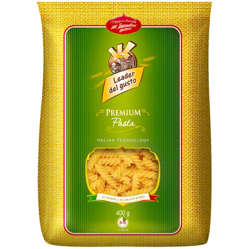 Макаронные изделия &quot;спиральки&quot; 400г Leader del gusto (8шт)