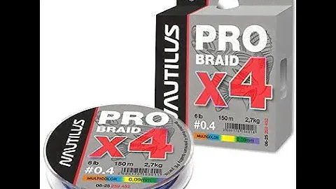 Unboxing Шнура Nautilus Pro Braid X4  по заказу Fmagazin