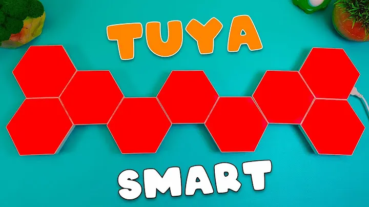 ТЕХНОЛОГИИ БУДУЩЕГО ! Tuya Smart RGB - Умный Модульный  Светильник Соты .