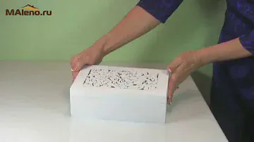 Шкатулка дерево Резная роза