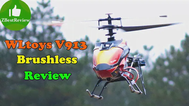✔ Р\У Вертолет WLtoys V913 Brushless Полный обзор и полеты. Banggood.com