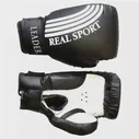 Перчатки боксерские RealSport LEADER 6 унций, красный