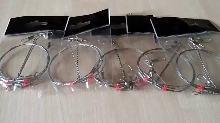 Stainless Steel Fishing Wire Leader Arms 5pcs Review from Gearbest
