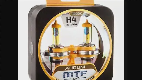 MTF Light AURUM H4 3000k 60/55w 12v лампы главного света